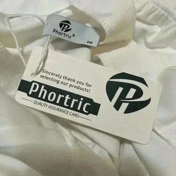 Phortric White Off the Shoulder Dress NWT Size L - Picture 11 of 13